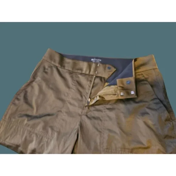 Athleta Radiant Jogger Pants Tapered Leg Zip Ankle Shiny Women Size 8 Tall - Picture 10 of 11